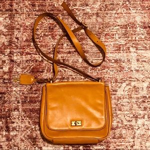 FOSSIL Tan Memoir Flap Crossbody Bag